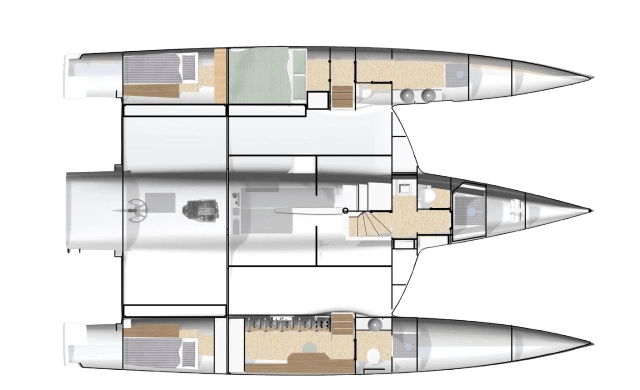 configuration neel 48 neel-trimarans la rochelle mv yachting